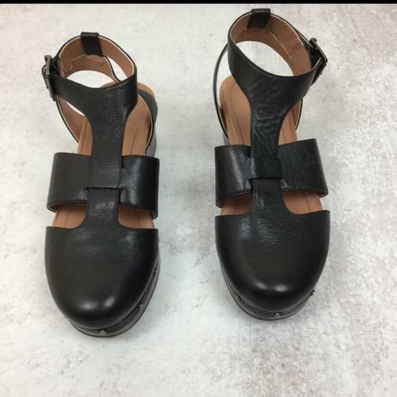 Vionic Faye leather platform clog comfort shoe 8 - Picture 2 of 7